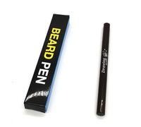 Pongnas Pluma para Barba Acelera el Relleno de Lápiz de Barba Negra para Hombres, Regalos, Herramienta de Cuidado de Estilismo para, Material ABS (2)