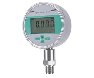 Pongnas Presión Digital, Medidor de Presión Electrónico de Acero Inoxidable de 0-200 Bar con Pantalla LCD Retroiluminada, para Gases Líquidos Aceites Hidráulico Equipo de Laboratorio