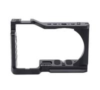 Pongnas Rig DSLR DSLR de la Cámara de Aleación de Aluminio para ZV-E10 con 1/4 y 3/8 Hilos de Zapatillas Frías Monte sin Deslizamiento Junta Deslizante Compatible con Accesorios de