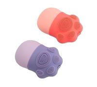 Pongnas Rodillo Masajeador Facial de Hielo, Rodillo de Cubitos de Hielo Recargable para Cara con Cepillo de Limpieza, Reduce la Hinchazón, Reduce los Poros, Calma la Piel, 2 uds.