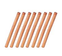Pongnas Sellado de Cera, Palo de Sello Caliente Conveniente sin Humo Sellado Flexible de Sello Caliente 10pcs Selling Cera Stick para Sobres Tarjetas Manuscritos (cobre oro)