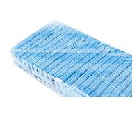 Pongnas Separador de Dedos de Esponja, Herramienta de Decoración de Uñas Suave y Agradable para la Piel en Forma de Corazón con Color Brillante, para Salón en Casa y Artista de Uñas (par azul)