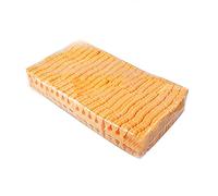 Pongnas Separador de Dedos de Esponja, Herramienta de Decoración de Uñas Suave y Agradable para la Piel en Forma de Corazón con Color Brillante, para Salón en Casa y Artista de Uñas (par amarillo)
