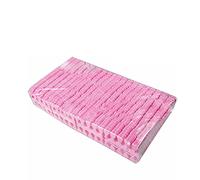 Pongnas Separador de Dedos de Esponja, Herramienta de Decoración de Uñas Suave y Agradable para la Piel en Forma de Corazón con Color Brillante, para Salón en Casa y Artista de Uñas (par rosa)