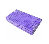 Pongnas Separador de Dedos de Esponja, Herramienta de Decoración de Uñas Suave y Agradable para la Piel en Forma de Corazón con Color Brillante, para Salón en Casa y Artista de Uñas (par morado)