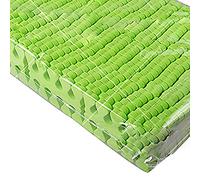 Pongnas Separador de Dedos de Esponja, Herramienta de Decoración de Uñas Suave y Agradable para la Piel en Forma de Corazón con Color Brillante, para Salón en Casa y Artista de Uñas (par verde)