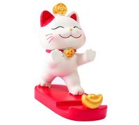 Pongnas Soporte para Teléfono de Escritorio Fortune Cat - Soporte Decorativo para el Hogar y la Oficina - Geschenk Ligero y Práctico (Tipo 1)