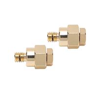 Pongnas Terminal Adaptador de Batería de Poste Lateral Corto Premium, 2 uds., con Rosca NPT de 3/8 Pulgadas para Conexión Positiva Negativa