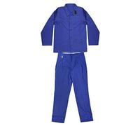 Pongnas Traje Protector de Soldadura Ignífugo, Ropa de Trabajo Lavable Ignífuga con Puños Ajustables y Cuello Levantado (XL)