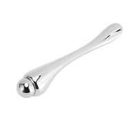 Pongnas Varita de Rodillo de Crema para Ojos de Metal, Varilla Masajeadora de Suero para Ojos con Cuchara de Excavación para Eliminación de Arrugas Debajo de los, Regalo de Masaje