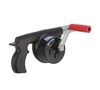 Pongnas Ventilador Portátil ABS Ligero con Manivela para Barbacoa, para Acampar y Hacer Picnic, Accesorio Eficiente para Barbacoa