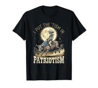 Pongo el 'Tism In Patriotismo Alien Cowboy Camiseta