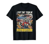 Pongo el Tism In Patriotismo Raccoon Race Car Driver Glizzy Camiseta