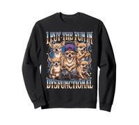 Pongo la diversión en una pandilla disfuncional de Chihuahuas Sudadera