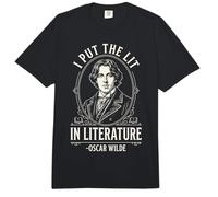 Pongo la luz en la Literatura Oscar Wilde Comfort Colors Adult Heavyweight T-Shirt