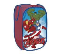 ARDITEX Cesta Plegable Infantil Los Vengadores, Organizador Rectangular con Asas para Almacenaje de Ropa y Guardar Juguetes, Flexible, Ligero y Resistente 36 x 36 x 58 cm