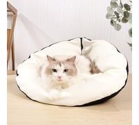 Pongpai Almohadilla de dormir para gatos, alfombrilla suave para gatos y perros, cojín de sofá de doble propósito para mascotas, cama calmante con funda extraíble, uso en interiores y exteriores (55 x