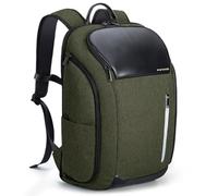 Ponhog Mochila Portátil para Hombre 17.3 Pulgadas - Mochila de Negocios Antirrobo Impermeable 900D con Gran Apertura 180°, Capacidad 30L para Viaje, Trabajo, Commuting, Verde
