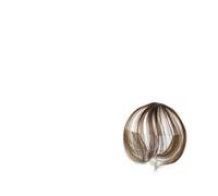 Poni sintético 3D, invisible, sin costuras, pelo de cabeza, flequillo de aire sobre la cabeza, natural, invisible, más volumen de pelo (marrón claro)