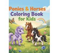Ponies & Horses Coloring Book