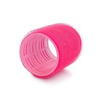 PONIK'S PROFESSIONAL Rizadores de pelo medianos de 44 mm, juego de 6 unidades y bigudíes de medio, para ondulaciones sin calor, rizos sin calor y pelo de longitud media, color rosa