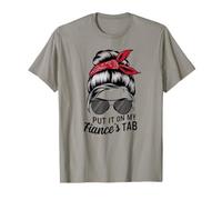 Ponlo en la pestaña de mi prometido Dicho Divertido para Mujeres y Hombres a Juego Camiseta