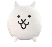 にゃんこ大戦争 PONOS - Peluche oficial de The Battle Cats - Peluche de gato jumbo - 23 pulgadas coleccionables de Batalla de peluche suave