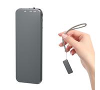 Ponovo 64GB Grabadora de Voz, Diseño de Llavero, con Carcasa Metálica, Control de una Tecla, 1536 kbps de Audio de Alta Fidelidad y Activación por Voz, Ideal para Entrevistas y Reuniones