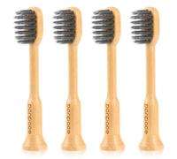 PONPACE Cabezales de repuesto para cepillo de dientes eléctrico de bambú compatibles con Lumineux, cerdas suaves con infusión de carbón vegetal