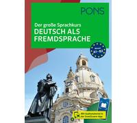 PONS Der große Sprachkurs Deutsch als Fremdsprache: Mit Audiomater (Tapa blanda)