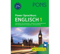 PONS Power-Sprachkurs Englisch 1: Intensivkurs für Erwachsene - ef (Tapa blanda)