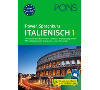 PONS Power-Sprachkurs Italienisch 1: Intensivkurs für Erwachsene - e (Tapa dura)