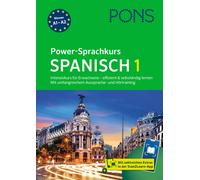PONS Power-Sprachkurs Spanisch 1: Intensivkurs für Erwachsene - ef (Tapa blanda)