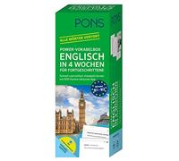 PONS Power-Vokabelbox Englisch in 4 Wochen für Fortgeschrittene: S (Tapa blanda)