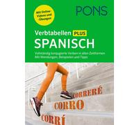 PONS Verbtabellen Plus Spanisch: Vollständig konjugierte Verben in (Tapa blanda)