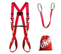 PONSA CGPK7C - ARNÉS DE SEGURIDAD para trabajo en altura: KIT COMPLETO con 2 puntos de anclaje, cinta de amarre y 2 mosquetones.