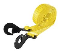 PONSA - Cuerda de Remolque 4x4 con Ganchos de Seguridad - Eslinga Remolque para Rescate 5M Resistencia 4000 kg - Suministros Emergencia automóviles