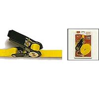 PONSA ERGONÓMICO. Cinta trincaje con tensor -Ratchet - Carraca - para cargas semi pesadas. Longitud 8,5m. LC 2500 daN- STF 320 daN