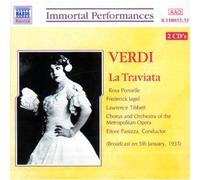Ponselle - Verdi: La Traviata [New York -- January 5, 1935: Ponselle, Jagel, Tibbett, Panizza] (UK Import)