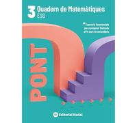 Pont Matemàtiques 3 ESO - Quadern de Matemàtiques per a 3r de Secundària | 14-15 Anys | Àlgebra, Gràfics i Estadística