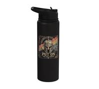 Ponte la armadura completa Christian Warrior Faith Stainless Steel Insulated Water Bottle