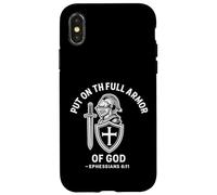 Ponte la armadura completa de Dios Efesios 6:11 Carcasa para iPhone X/XS
