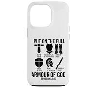 ponte toda la armadura de Dios cristiano Efesios 6:13 Jesús Carcasa para iPhone 13 Pro