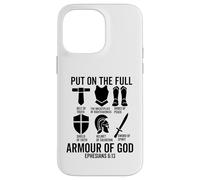 ponte toda la armadura de Dios cristiano Efesios 6:13 Jesús Carcasa para iPhone 14 Pro Max