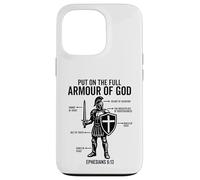ponte toda la armadura de dios cristiano Fe Biblia Creyente Carcasa para iPhone 13 Pro