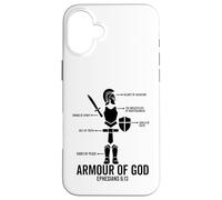 ponte toda la armadura de dios cristiano Fe Biblia Creyente Carcasa para iPhone 16 Plus