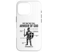 ponte toda la armadura de dios cristiano Fe Biblia Creyente Carcasa para iPhone 16 Pro