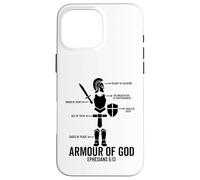 ponte toda la armadura de dios cristiano Fe Biblia Creyente Carcasa para iPhone 16 Pro Max