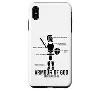 ponte toda la armadura de dios cristiano Fe Biblia Creyente Carcasa para iPhone XS Max