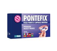 Pontefix - Cemento Dental Fija Puentes, Cápsulas Dentales y Dientes Pivotantes